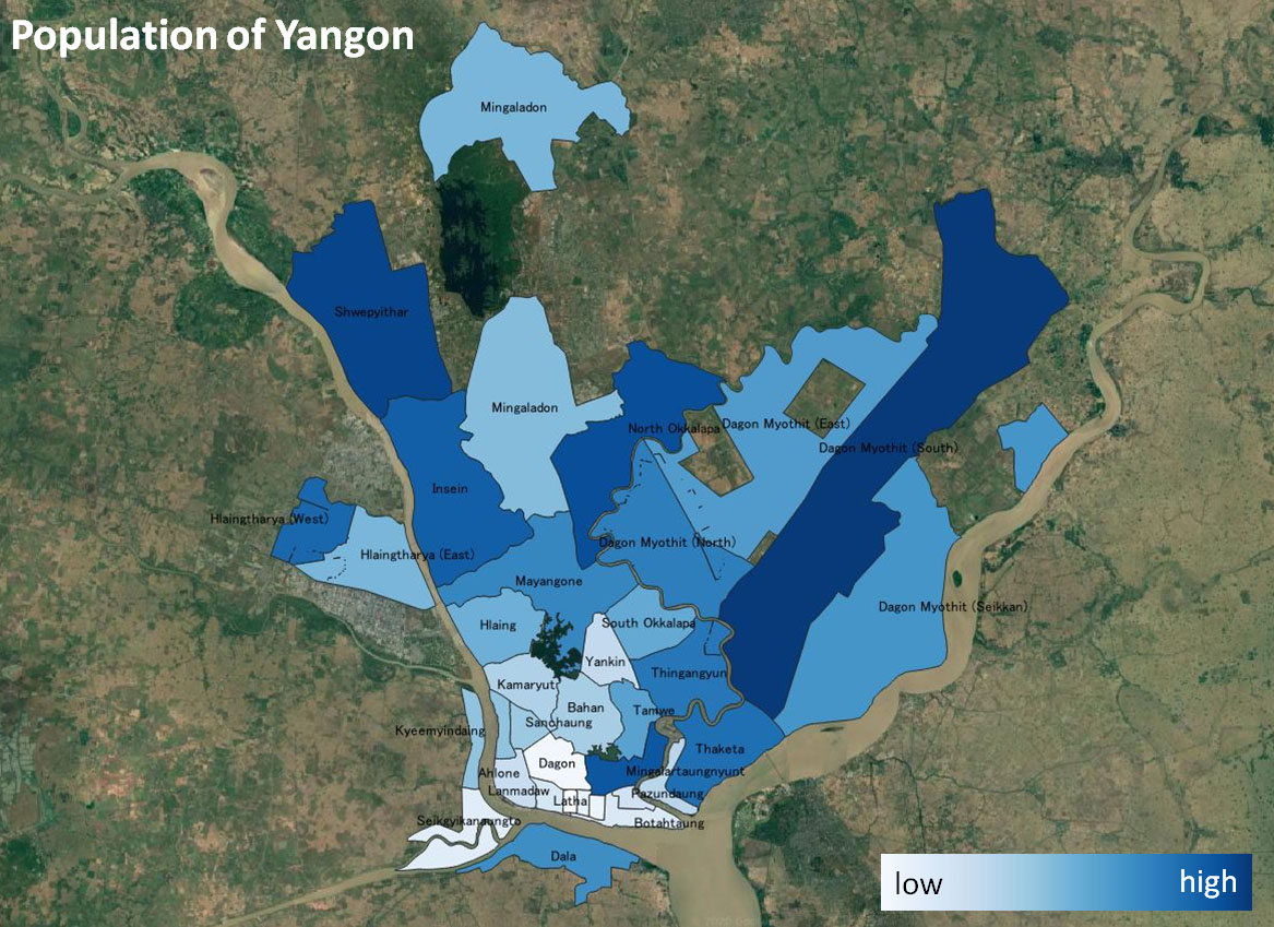 Population-Yangon